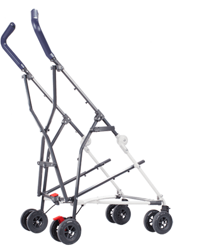 The handles and the hexagonal chassis are built as a whole. This innovative solution allows the Maclaren Mark II to move forward more easily, allowing for an enjoyable strolling experience.